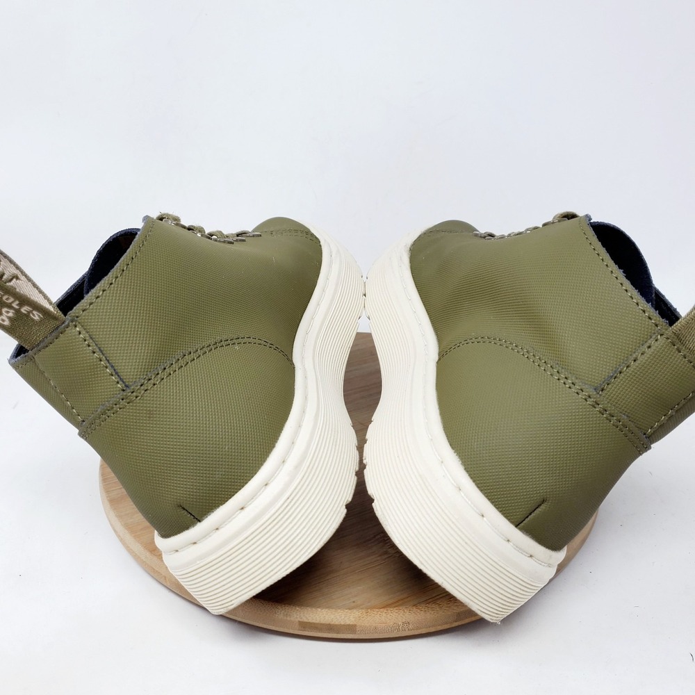 Dr Martens Boots Womens 6 Baynes Green Punk Grunge Platform Chunky Ankle Chukka - Picture 9 of 13